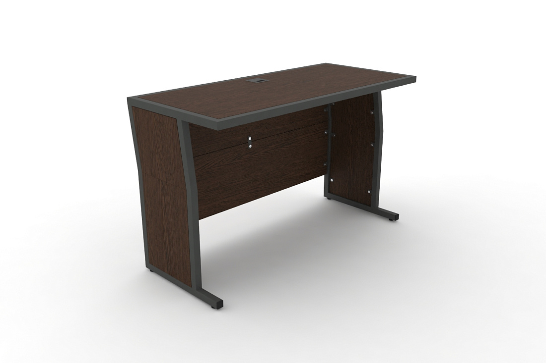 Стол для преподавателя DESK DK-1200U Венге / Антрацит Металл  стоимость