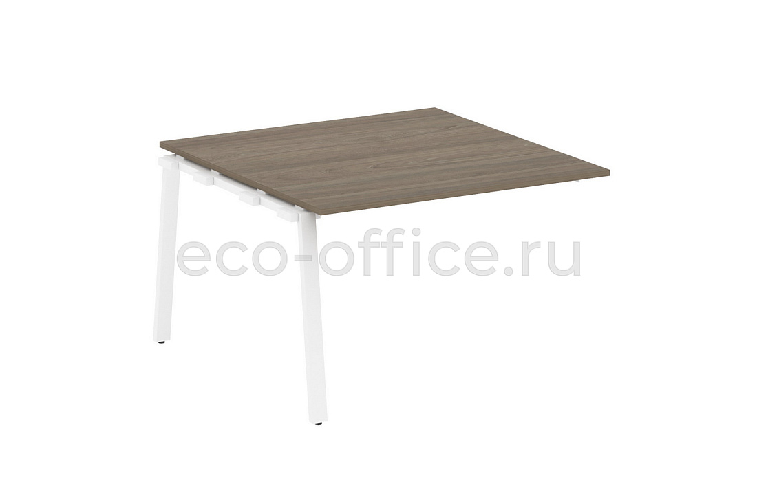 Проходной наборный элемент переговорного стола METAL SYSTEM STYLE БА.ППРГ-2 Вяз Благородный / Белый металл  стоимость