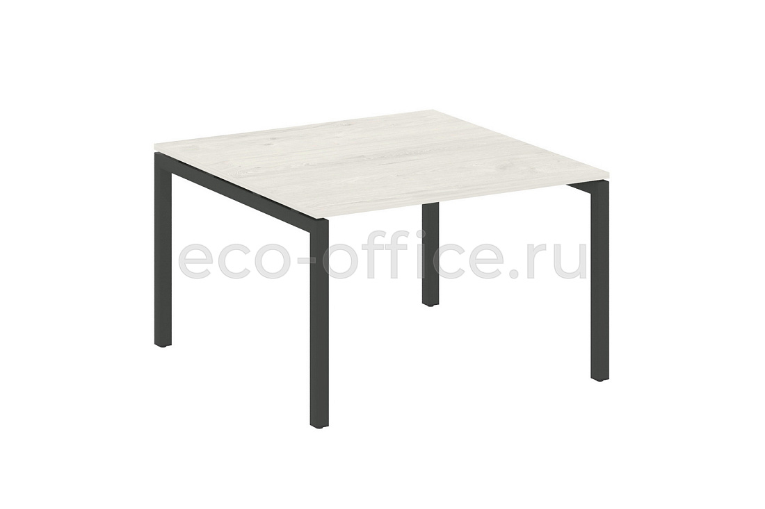 Стол переговорный (1 столешница) METAL SYSTEM QUATTRO 5x5 50БП.ПРГ-1.2 Дуб Наварра / Антрацит металл   стоимость