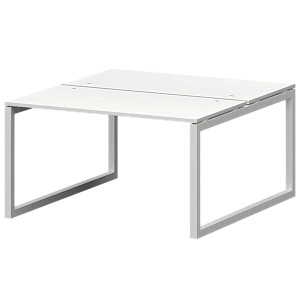 Бенч двойной на металлокаркасе Protech СМС2-О-10К.149.Пр50 Белый/Белый фото