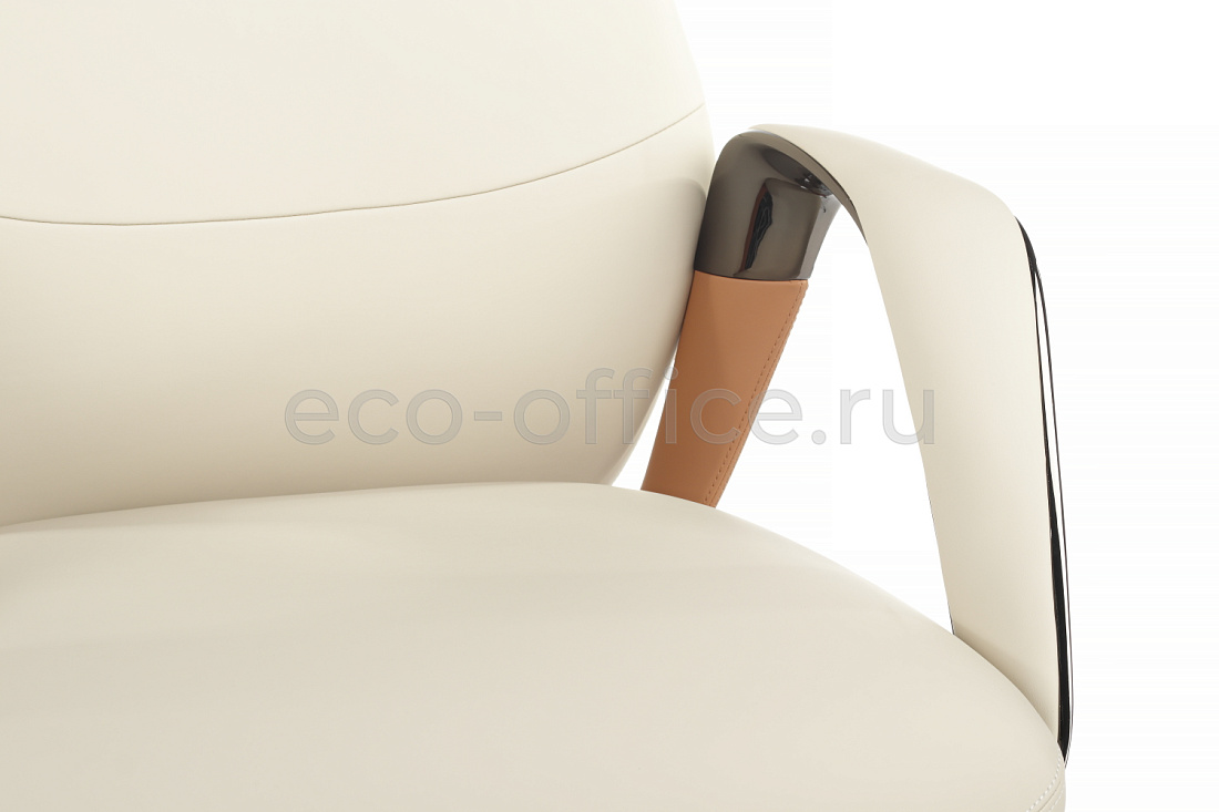 Кресло руководителя RV Design NAPOLI YZPN-YR020 Бежевая кожа  стоимость