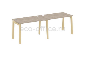 Рабочая станция на 2 рабочих места ONIX WOOD OW.RS-2.2.7 Дуб Аттик / Дуб Светлый фото