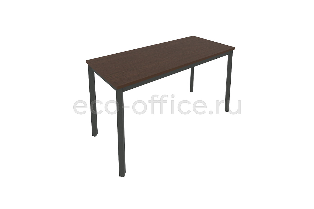 Стол письменный на металлокаркасе SLIM SYSTEM С.СП-5.1 Венге Цаво / Антрацит металл купить в Москве