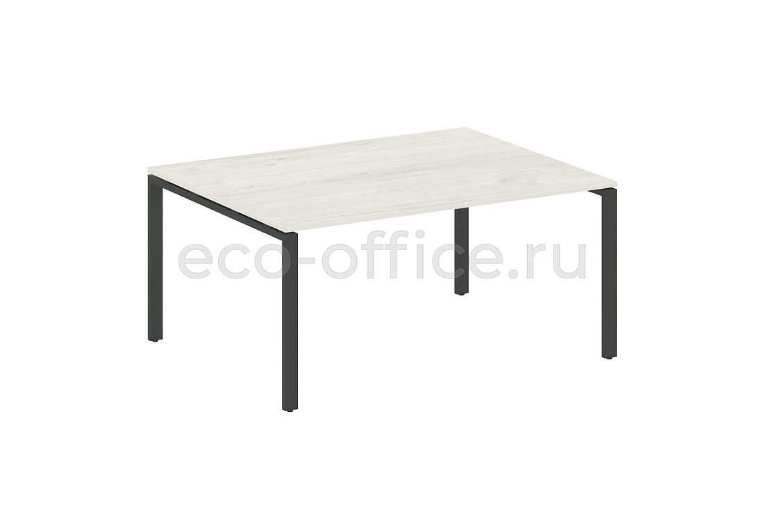 Стол переговорный (1 столешница) METAL SYSTEM STYLE БП.ПРГ-1.4 Дуб Наварра / Антрацит металл   стоимость