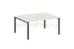 Стол переговорный (1 столешница) METAL SYSTEM STYLE БП.ПРГ-1.4 Дуб Наварра / Антрацит металл фото