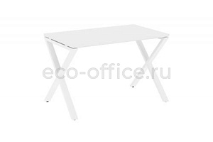 Стол рабочий LOFT VR.L-SRX-2.7 Белый Бриллиант / Белый металл фото