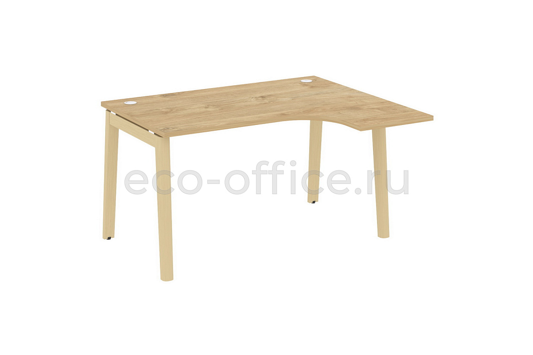 Стол эргономичный правый ONIX WOOD OW.SA-3 (R) Тиквуд Светлый / Дуб Светлый  стоимость