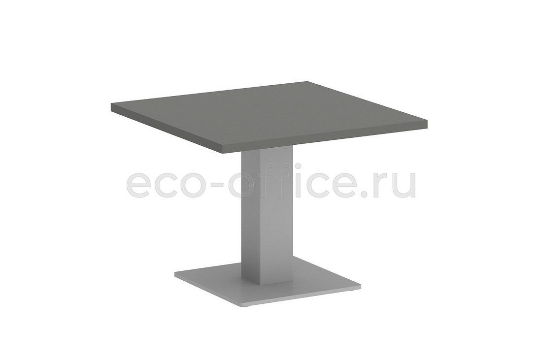 Стол журнальный квадратный VR.SP-5-60.2G grey Металлик / Серый металл  стоимость