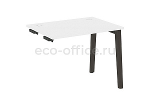 Стол-приставка к опорным элементам ONIX WOOD OW.SPR-1.7 Белый Бриллиант / Дуб Тёмный фото