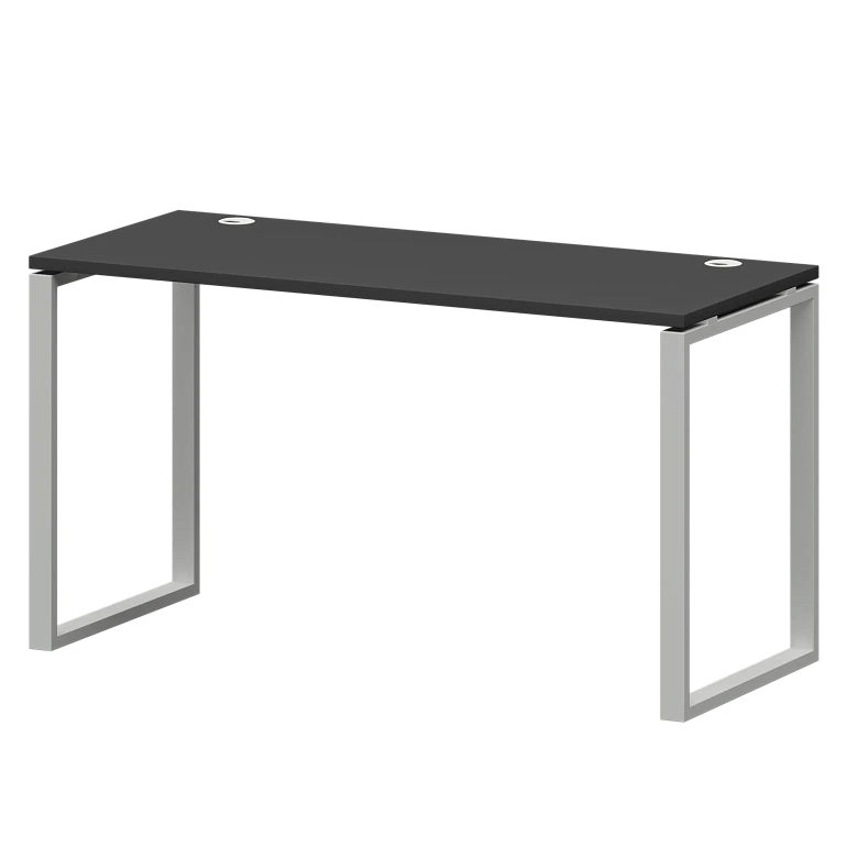 стол на металлокаркасе protech смс25-о-10к.60.пр25 графит/белый фото
