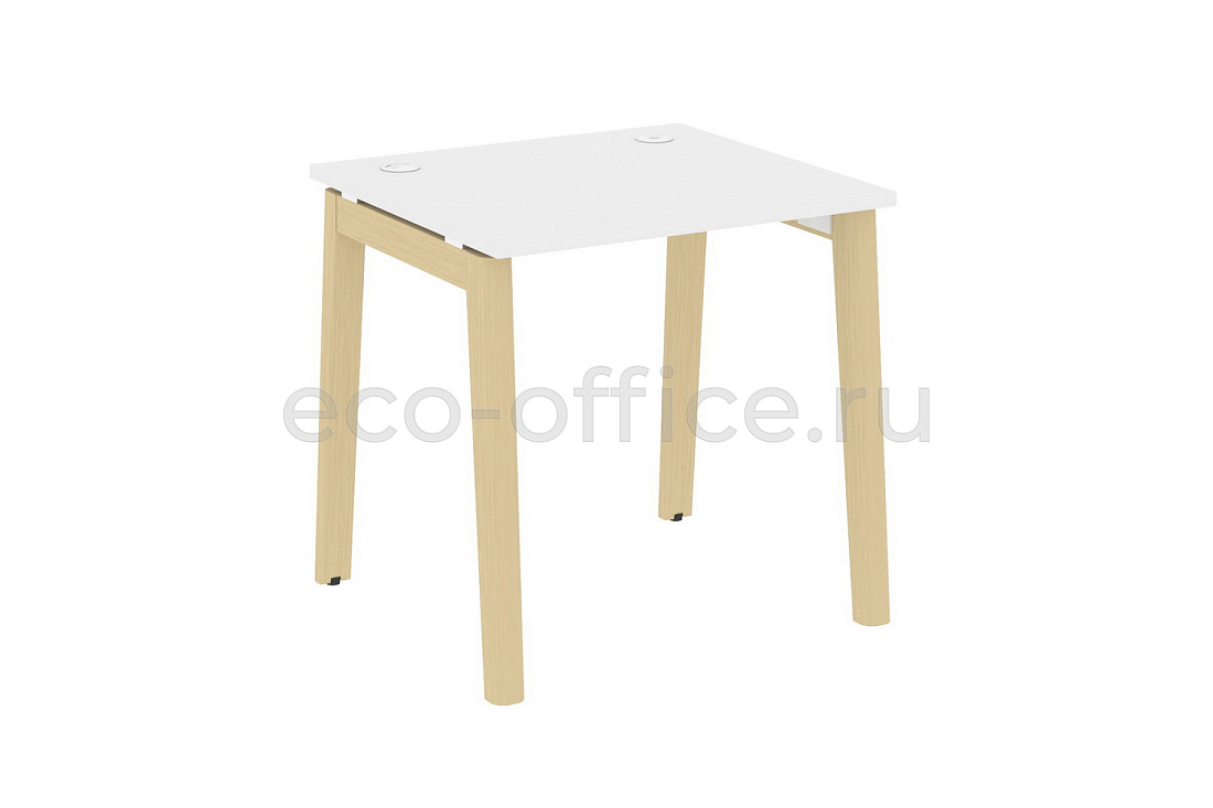 Стол письменный ONIX WOOD OW.SP-0.7 Белый Бриллиант / Дуб Светлый  стоимость