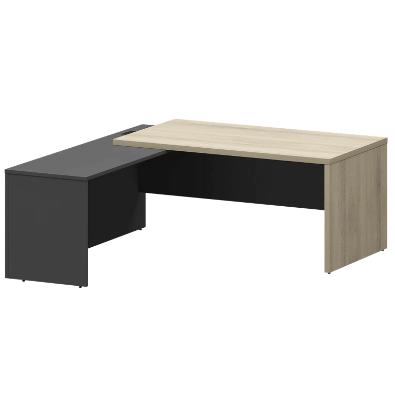 стол руководителя левый protech kzp-18l кронберг/графит фото