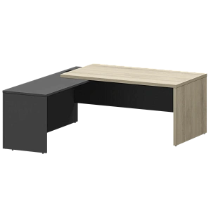 Стол руководителя левый Protech KZP-18L Кронберг/Графит фото