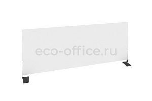 Экран боковой (ЛДСП) ONIX O.EKR-98 Белый Бриллиант / Антрацит металл фото