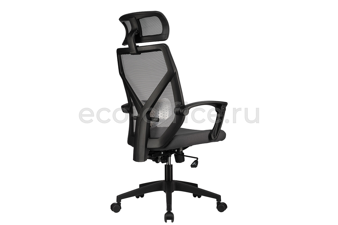 Кресло RV Chair OLIVER W-203 AC Чёрный пластик / Серая сетка  стоимость