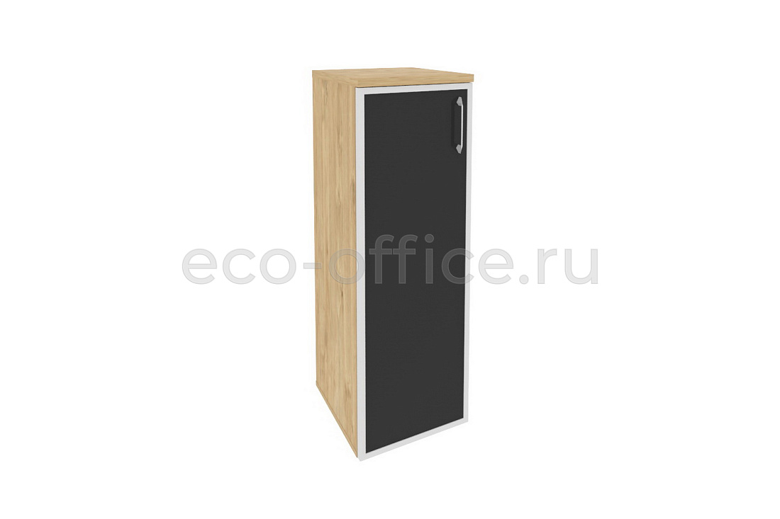 Шкаф средний узкий левый ONIX O.SU-2.4 R (L) black Тиквуд Светлый  стоимость