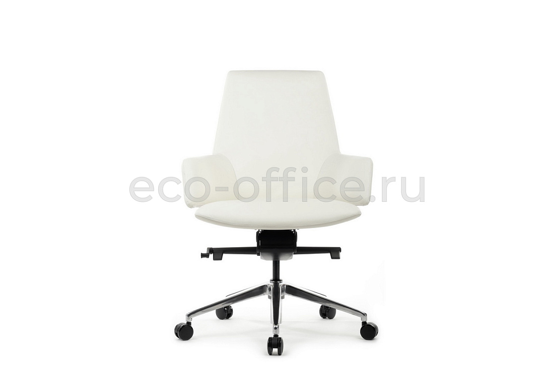 Кресло руководителя RV Design SPELL-M B1719 Белая кожа  стоимость