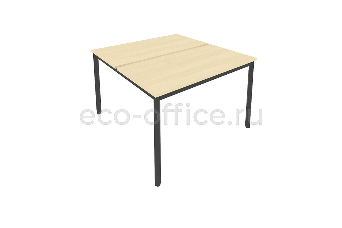 Рабочая станция на металлокаркасе SLIM SYSTEM С.СП-4.2 Клён / Антрацит металл купить в Москве