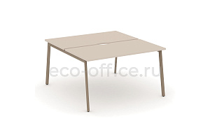 Рабочая станция на 2 места ESTETICA ES.D.RS-2.3-VP Капучино фото