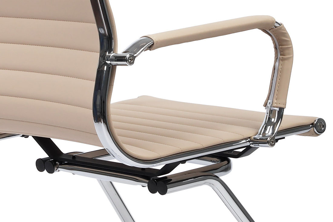 Конференц-кресло RV Chair HUGO 6002-3EC Бежевая экокожа  стоимость