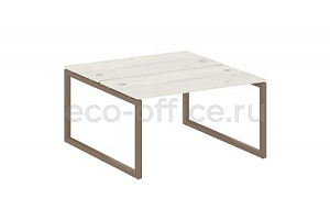 Рабочая станция METAL SYSTEM QUATTRO 5x5 50БО.РАС-СП-2.3 Дуб Наварра / Мокко металл фото