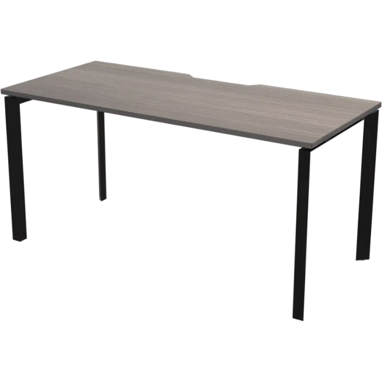 стол на металлокаркасе protech нтмп.п-200 лиственница/антрацит фото