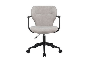 Кресло ECO-CHAIR PATRICK W-237 Серая ткань / Чёрный каркас фото
