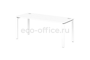 Стол на металлокаркасе 60*30 SENTIDA STEEL S-34 Белый фото