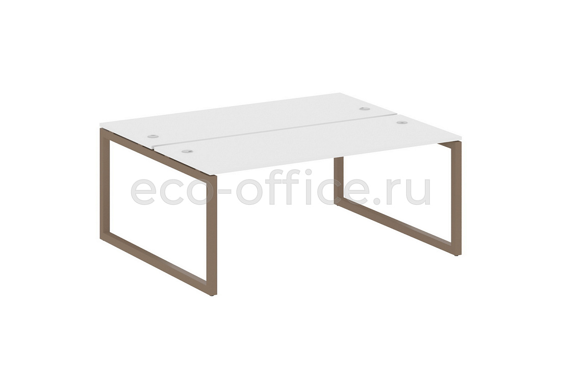 Рабочая станция METAL SYSTEM QUATTRO 5x5 50БО.РАС-СП-2.5 Белый / Мокко металл  стоимость