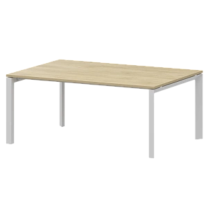 Стол переговорный на металлокаркасе Protech НТМП.П.160.11 Баттл Рок/Белый фото