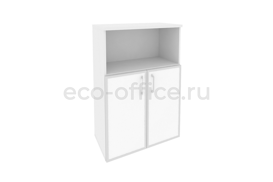 Шкаф средний широкий ONIX O.ST-2.2 R white Белый Бриллиант купить в Москве