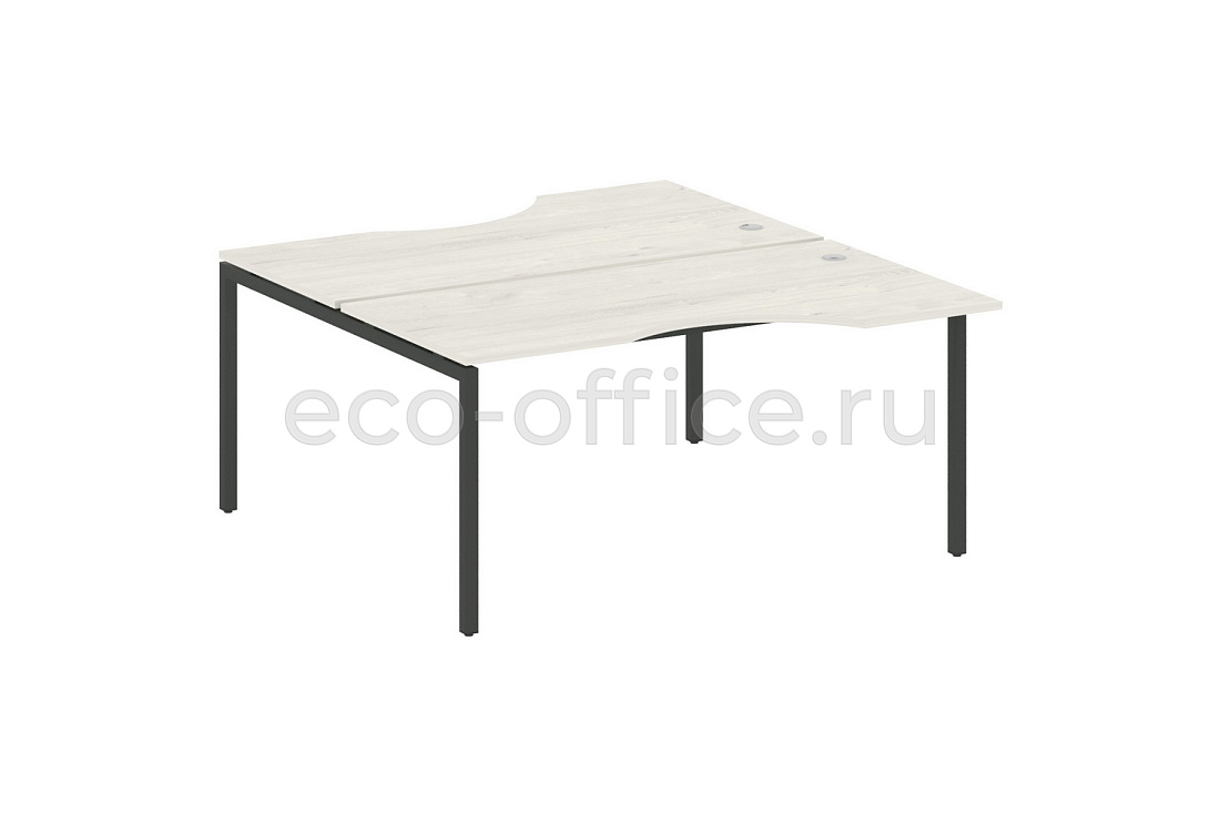 Рабочая станция криволинейная METAL SYSTEM QUATTRO 4x4 40БП.РАС-СА-2.1 Дуб Наварра / Антрацит металл   стоимость