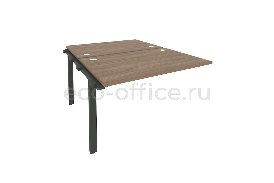 Наборный элемент рабочей станции на П-образном м/к ONIX O.M-2.NRS-2.8 Дуб Аризона / Антрацит металл   стоимость