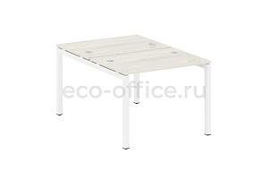 Рабочая станция METAL SYSTEM QUATTRO 5x5 50БП.РАС-СП-2.1 Дуб Наварра / Белый металл фото