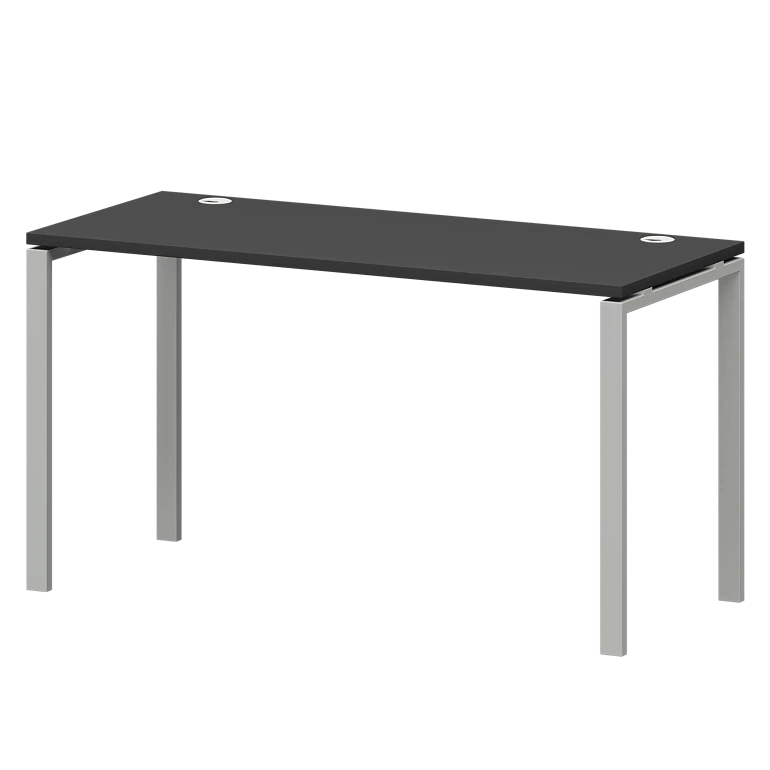 стол на металлокаркасе protech смс25-п-18к.60.пр25 графит/белый фото