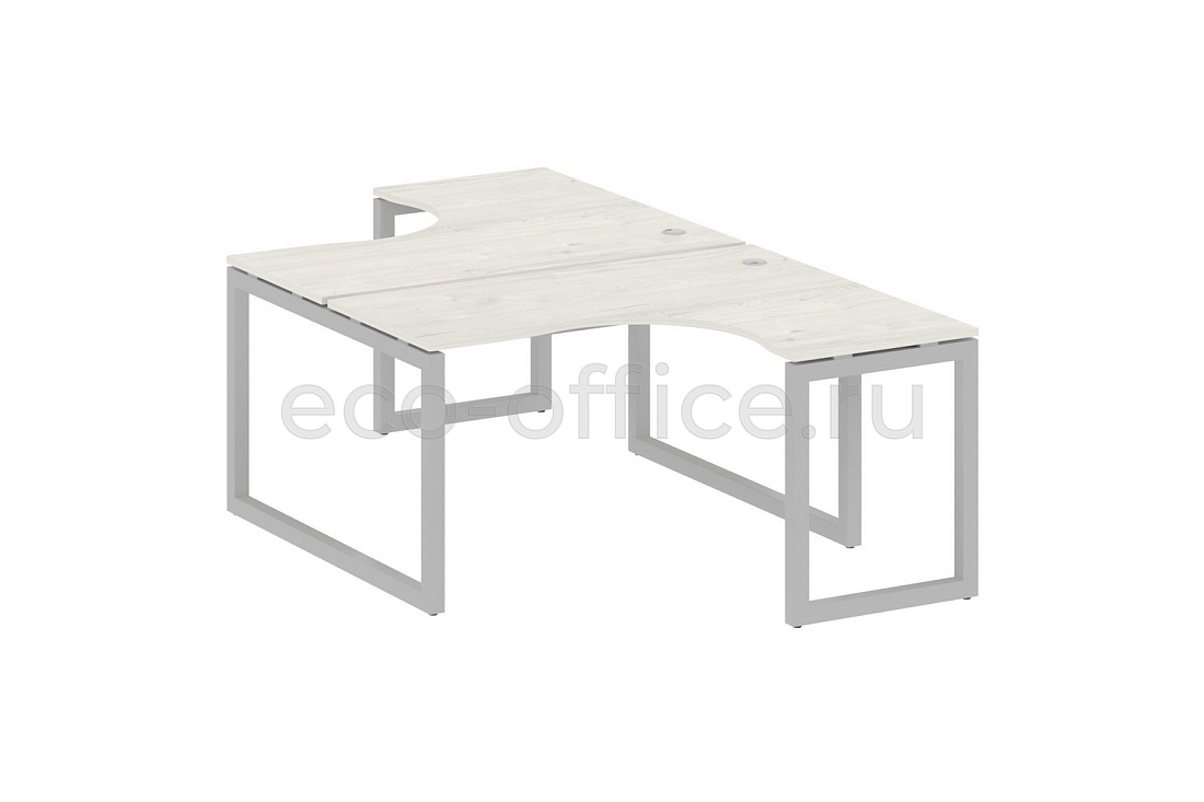 Рабочая станция криволинейная METAL SYSTEM QUATTRO 5x5 50БО.РАС-СА-2.3 Дуб Наварра / Серый металл  стоимость