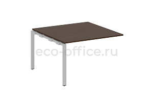 Проходной наборный элемент переговорного стола METAL SYSTEM STYLE БП.ППРГ-2 Венге Цаво / Серый металл фото