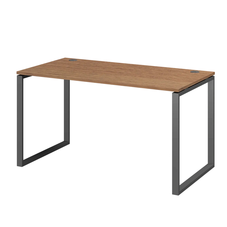 стол на металлокаркасе protech ам.о-002 орех/антрацит фото