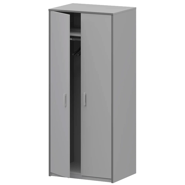 шкаф для одежды protech а-307 серый фото