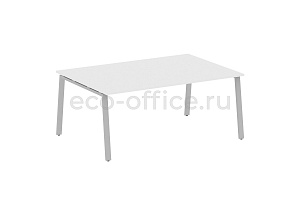 Стол переговорный (1 столешница) METAL SYSTEM STYLE БА.ПРГ-1.5 Белый / Серый металл фото