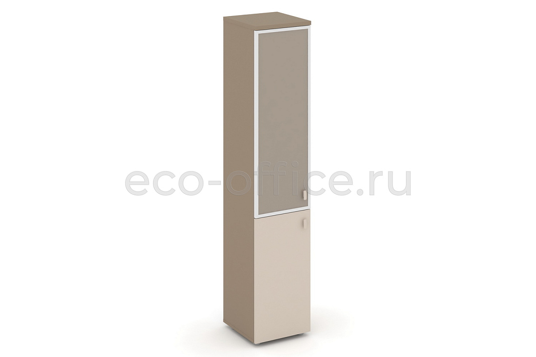 Шкаф высокий узкий левый ESTETICA ES.SU-1.2R(L) U Латте / Капучино купить в Москве