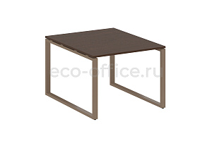 Стол переговорный (1 столешница) METAL SYSTEM STYLE БО.ПРГ-1.1 Венге Цаво / Мокко металл фото
