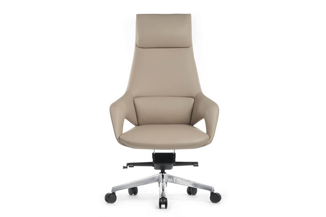 Кресло руководителя RV Design AURA FK005-A Светло-бежевая кожа  стоимость