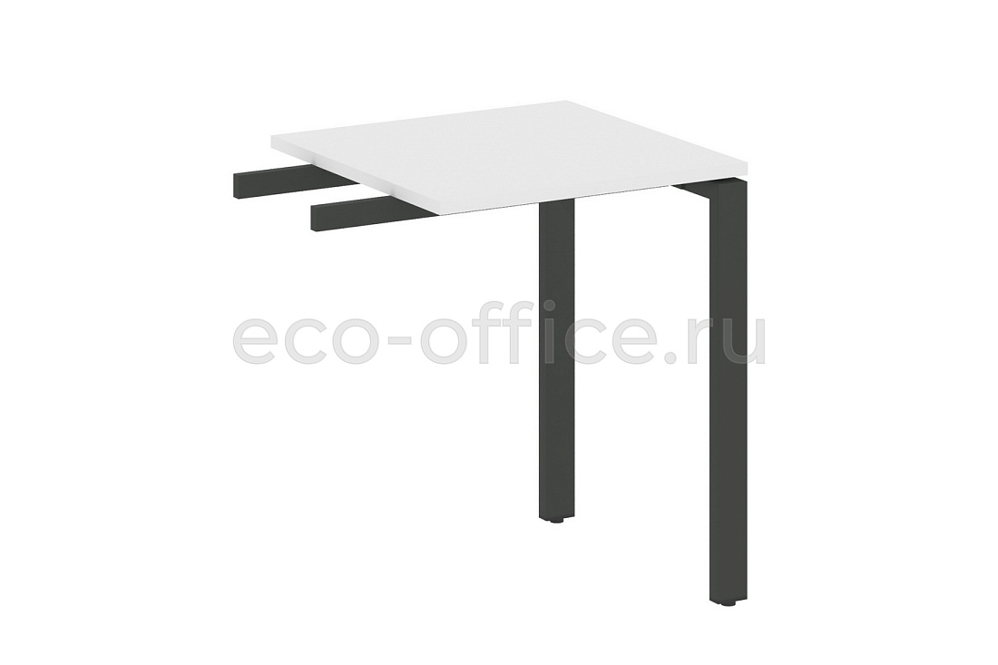 Приставной элемент на П-образном м/к METAL SYSTEM STYLE БП.ПР-1 Белый / Антрацит металл  стоимость
