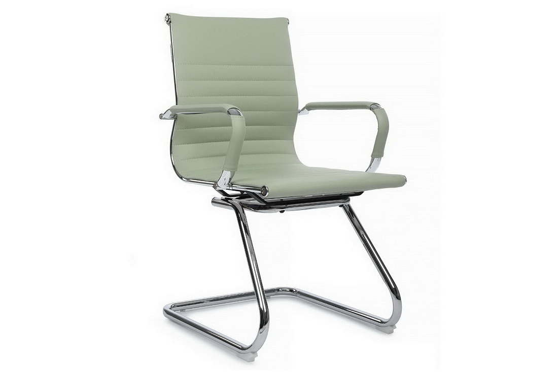 Конференц-кресло RV Chair HUGO 6002-3E Зелёная экокожа  стоимость