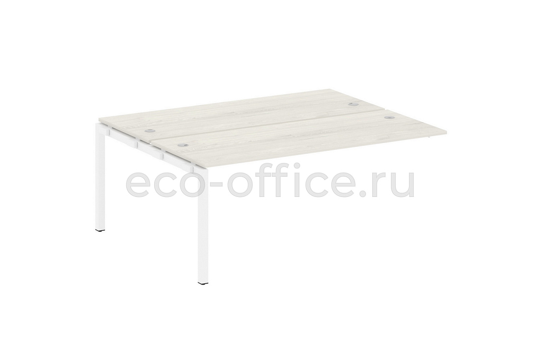 Проходной наборный элемент METAL SYSTEM QUATTRO 5x5 50БП.ПРС-СП-2.5 Дуб Наварра / Белый металл купить в Москве