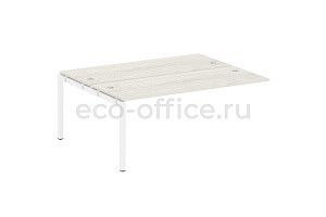 Проходной наборный элемент METAL SYSTEM QUATTRO 5x5 50БП.ПРС-СП-2.5 Дуб Наварра / Белый металл фото