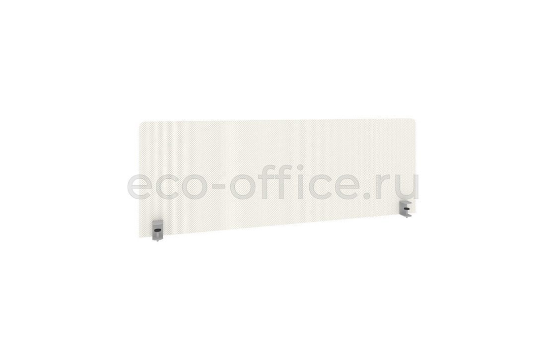 Экран тканевый для стола L1400 METAL SYSTEM STYLE Б.ТЭКР-3 Белая сетчатая ткань TW10 купить в Москве