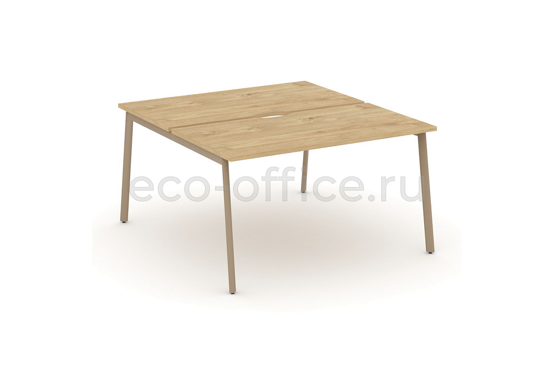 Рабочая станция на 2 места ESTETICA ES.D.RS-2.3-VP Тиквуд Светлый купить в Москве