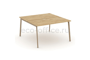 Рабочая станция на 2 места ESTETICA ES.D.RS-2.3-VP Тиквуд Светлый фото